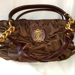Juicy Couture Purse in chocolate satin
